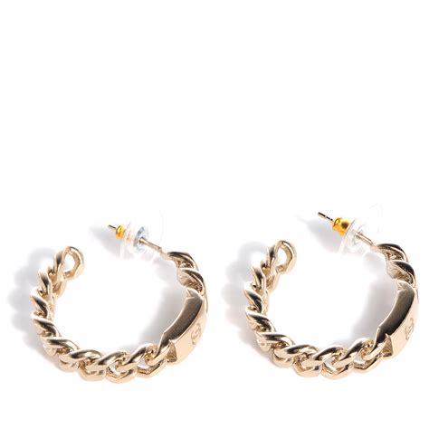 chanel hoops earrings|cheap chanel hoop earrings.